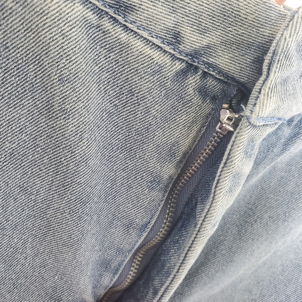 Entro NWT Denim Dash Skort Light Wash Blue‎ Mini Skirt Jean Shorts Women's Small - Picture 9 of 14